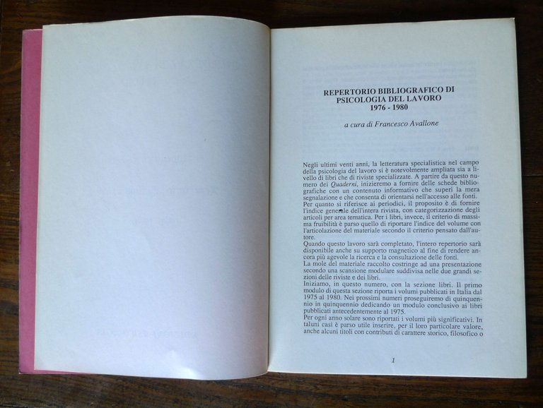 QUADERNI DI PSICOLOGIA DEL LAVORO 1/3+Appendice REPERTORIO BIBLIOGRAFICO 1992-94 | Immagine Gallery 6