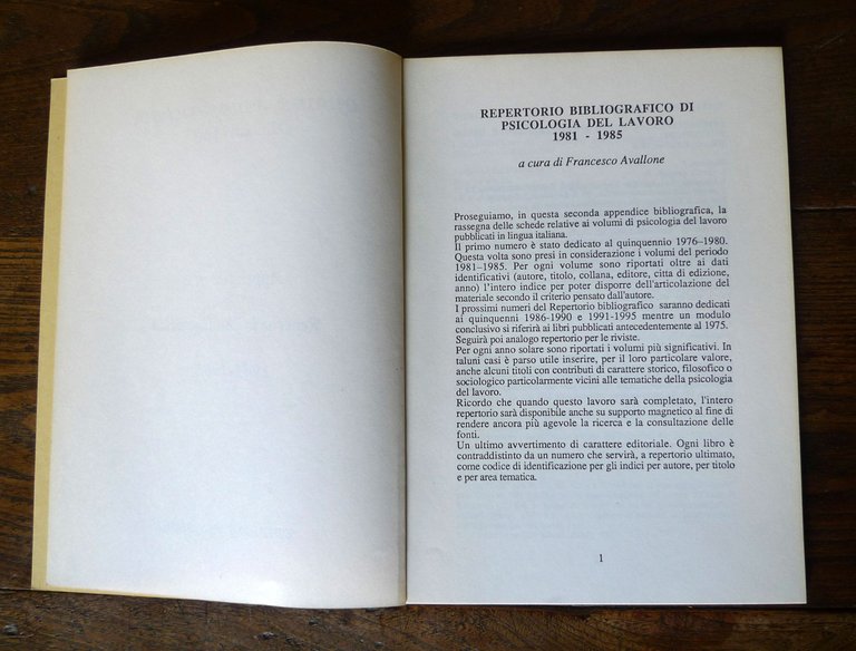 QUADERNI DI PSICOLOGIA DEL LAVORO 1/3+Appendice REPERTORIO BIBLIOGRAFICO 1992-94 | Immagine Gallery 9