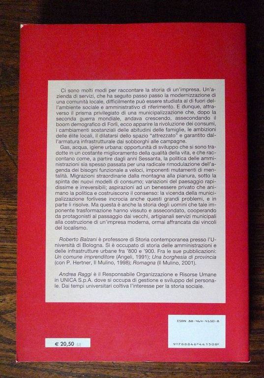 QUALCOSA È CAMBIATO.ACQUA,GAS E IGIENE URBANA A FORLÌ 1945-2000[storia locale