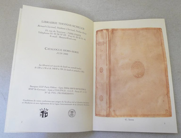 QUARANTE-CINQ LIVRES ET MANUSCRITS 1487-1839,Scheler[libri antichi,manoscritti