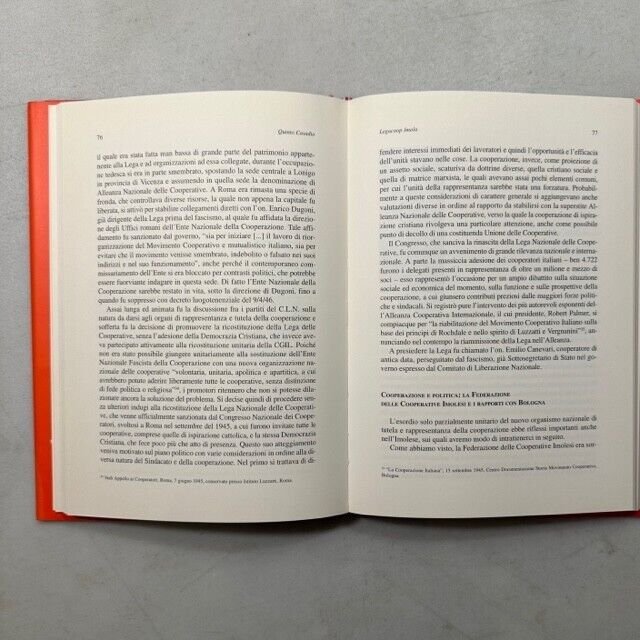 Quinto Casadio,LEGACOOP IMOLA, La Mandragora 2002