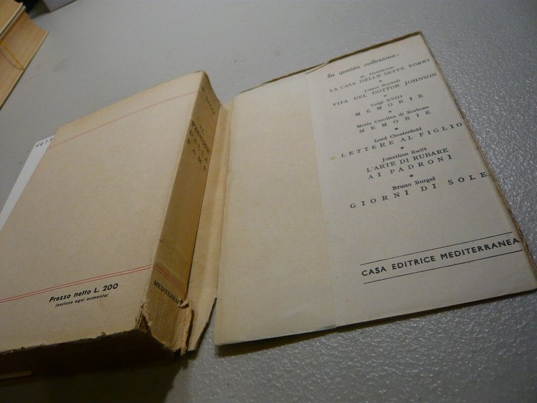 Raabe,IL PASTORE DELLA FAME,Casa Editrice Mediterranea, Roma, 1945