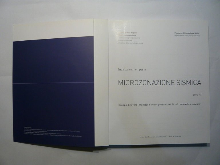 Ramerini,Di Pasquale,INDIRIZZI E CRITERI PER LA MICROZONAZIONE SISMICA