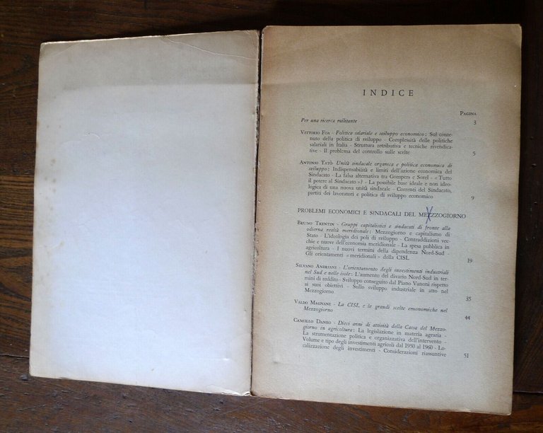 RASSEGNA SINDACALE.ECONOMIA E SINDACATO,Lavoro 1961[CGIL,problemi Mezzogiorno