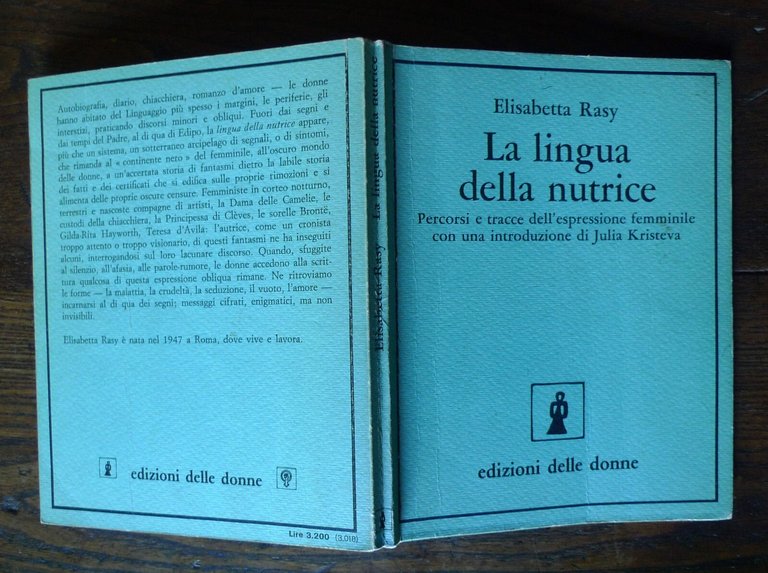 Rasy,LA LINGUA DELLA NUTRICE,1978 Ed.delle donne[espressione femminile,Kristeva