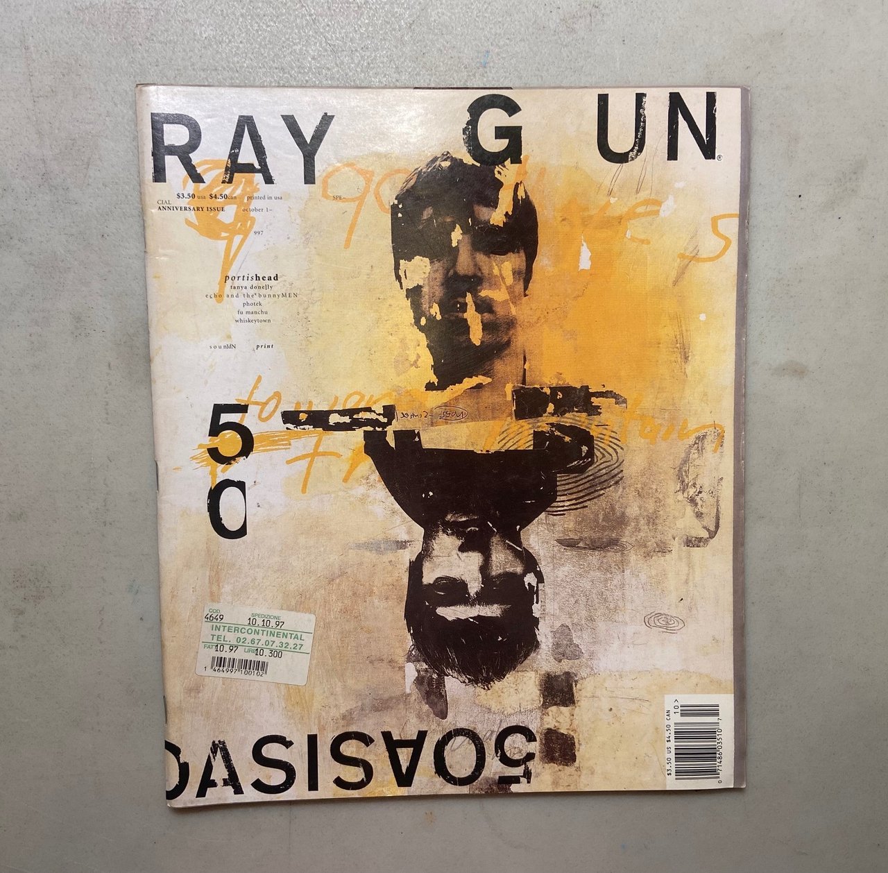 RAYGUN magazine. Oct. 1997 n.50[Oasis,Portishead, Echo | Immagine principale