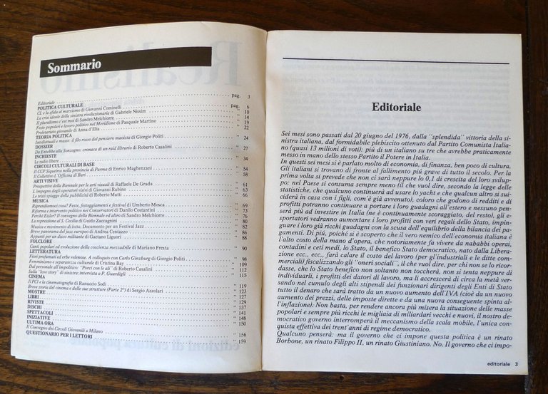 REALISMO 13/14 1976-77 RIVISTA BIMESTRALE DI ARTE E CULTURA[PCI,De Grada