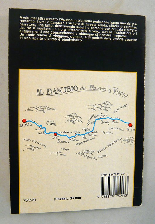 Reggiani,IL DANUBIO IN BICICLETTA.Da Passau a Vienna in 10 tappe,1991[guida