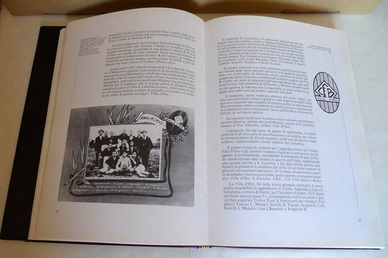 Reguzzoni,Polisportiva VILLA D'ORO.Modena 1905-1985,[storia locale,sport,calcio