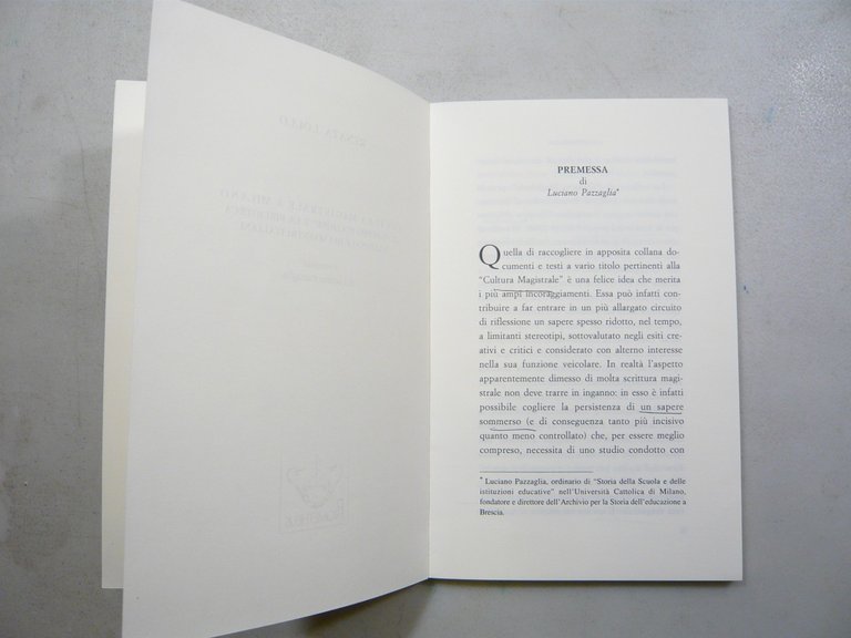 Renata Lollo,CULTURA MAGISTRALE A MILANO, Prometheus 1996[Gruppo d’azione