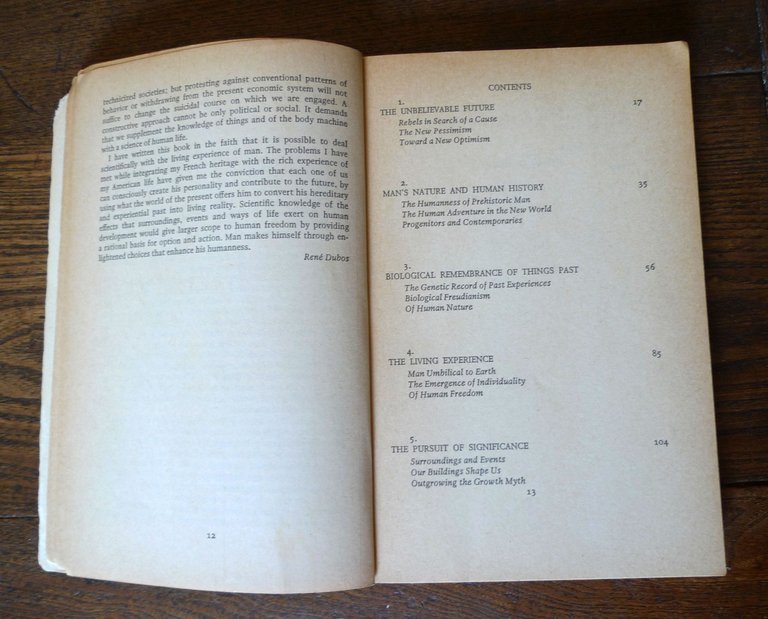René Dubos,SO HUMAN AN ANIMAL,1973 Abacus[ecologia