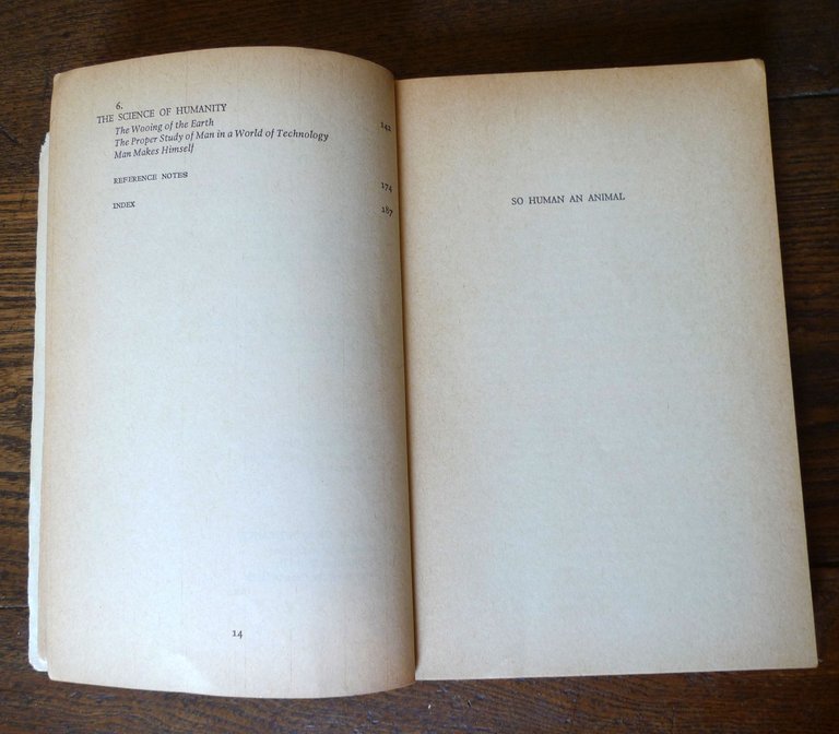 René Dubos,SO HUMAN AN ANIMAL,1973 Abacus[ecologia