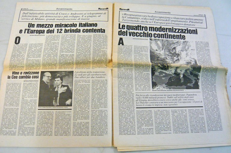 REPORTER.Quotidiano del mattino 28/30-31 marzo 1985[BR,Ezio Tarantelli,Chagall
