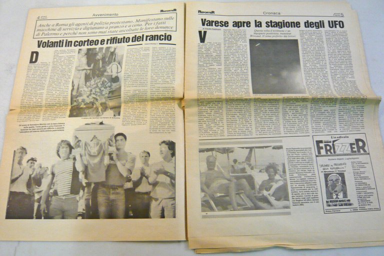 REPORTER.Quotidiano del mattino.8/14 agosto 1985[Apple,Emanuela Orlandi,Bhopal