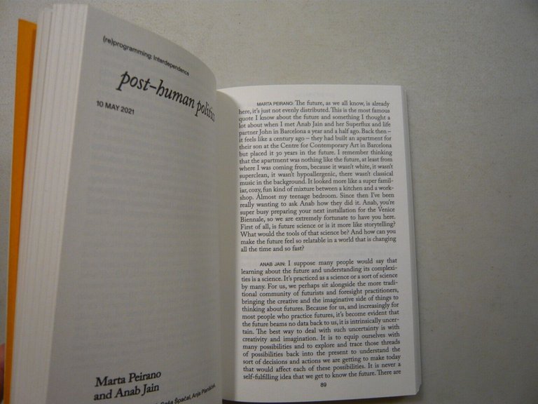 (REPROGRAMMING STRATEGIES FOR SELF-RENEWAL,Marta Peirano in conversation,2022