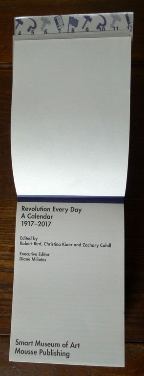 REVOLUTION EVERY DAY.A CALENDAR.1917-2017,Mousse[rivoluzione russa,arte,cinema