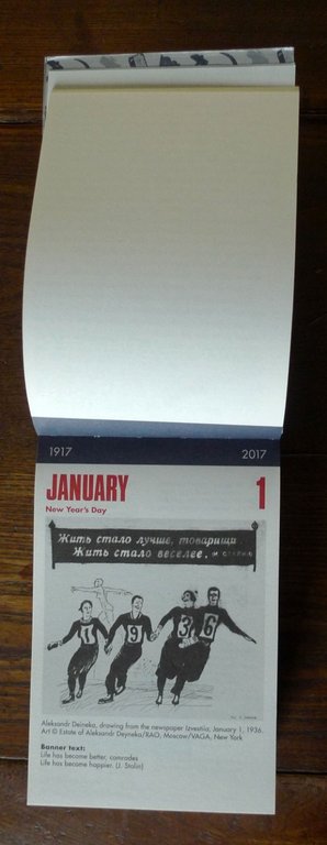 REVOLUTION EVERY DAY.A CALENDAR.1917-2017,Mousse[rivoluzione russa,arte,cinema
