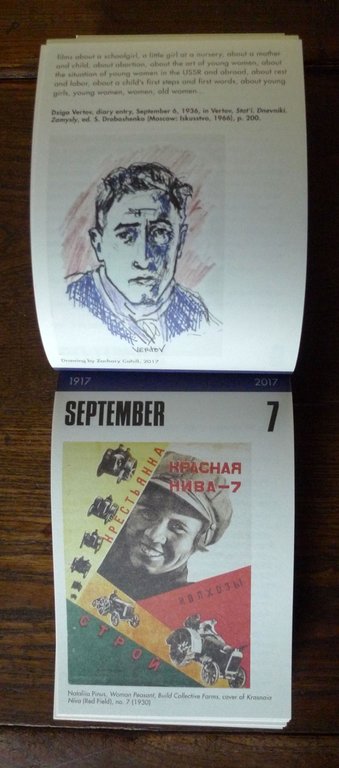REVOLUTION EVERY DAY.A CALENDAR.1917-2017,Mousse[rivoluzione russa,arte,cinema