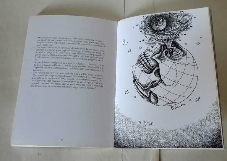 Riccarda Montenero,INTORNO A THANATOS.DIVAGAZIONI,1998 Ed.d'Arte Fratelli Pozzo