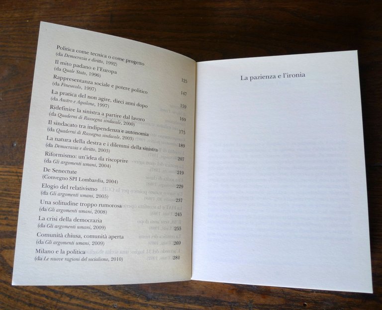 Riccardo Terzi,LA PAZIENZA E L'IRONIA.Scritti 1982-2010,Ediesse,[politica,PCI | Immagine Gallery 5