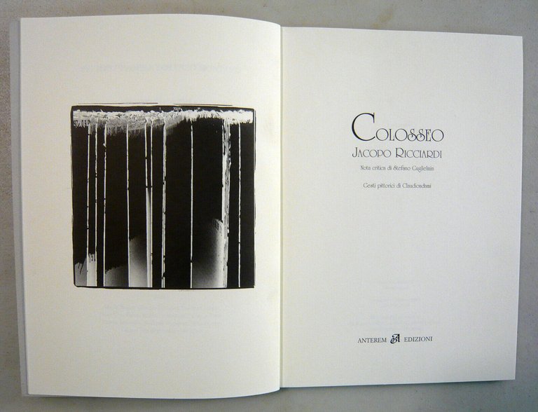 Ricciardi,COLOSSEO/Marotta,POSTLUDIUM.Anterem 2003[La ricerca letteraria,poesia