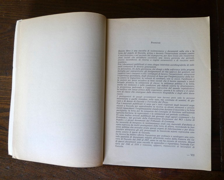 RICERCA A GUSSOLA.LOTTA DI CLASSE IN UN PAESE CREMONESE,1980[PCI,storia locale | Immagine Gallery 4