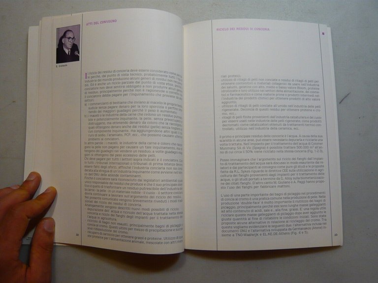 RICICLO DEI RESIDUI DI CONCERIA: POSSIBILITA’ E PROSPETTIVE,1991[ambiente