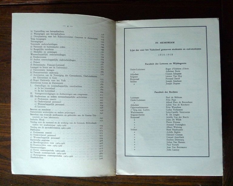 RIJKSUNIVERSITEIT TE GENT.PLECHTIGE OPENING DER LEERGANGEN OP 3 OKTOBER '66[Gand