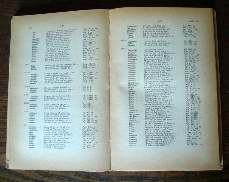 RIMARIO DE LA DIVINA COMMEDIA DI DANTE ALIGHIERI E INDICE … | Immagine Gallery 4