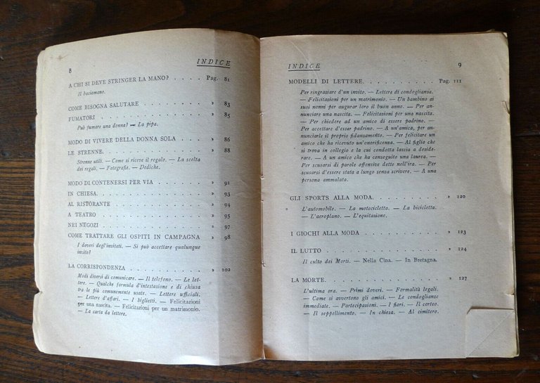 Rinaldi,PICCOLA ENCICLOPEDIA DELLE BUONE USANZE,Sonzogno[galateo,signore