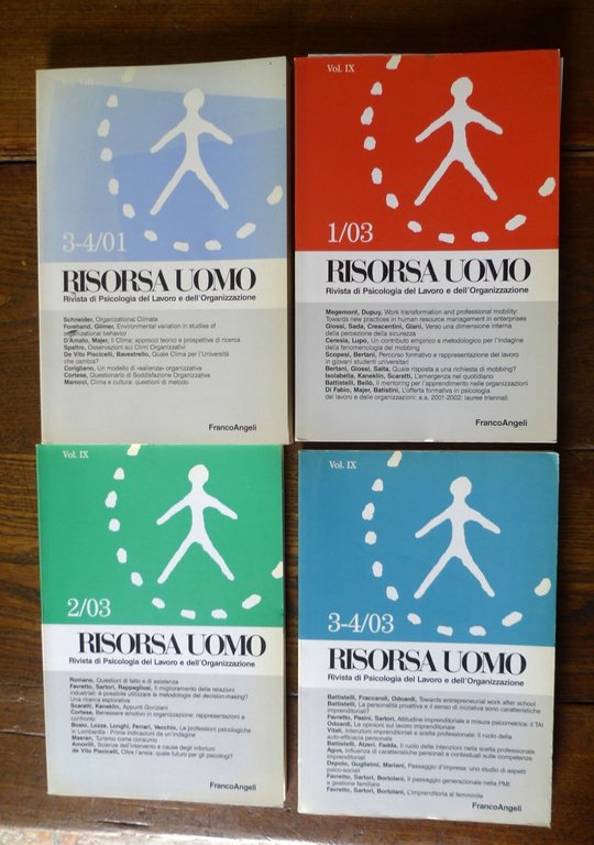 RISORSA UOMO.RIVISTA DI PSICOLOGIA DEL LAVORO E DELL'ORGANIZZAZIONE,2001-2006