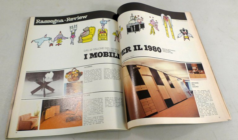 Rivista ABITARE.Annata completa 1980[architettura,design,progetti,interni