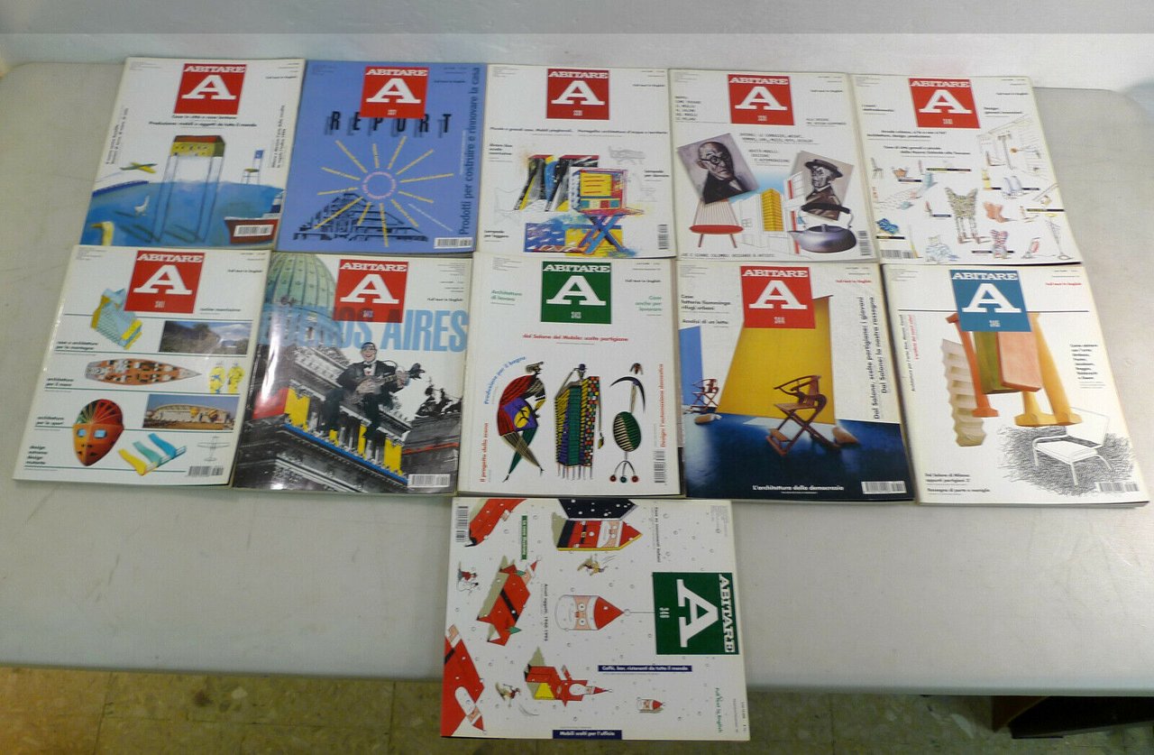 Rivista ABITARE.Annata completa 1995[architettura,design,progetti,interni