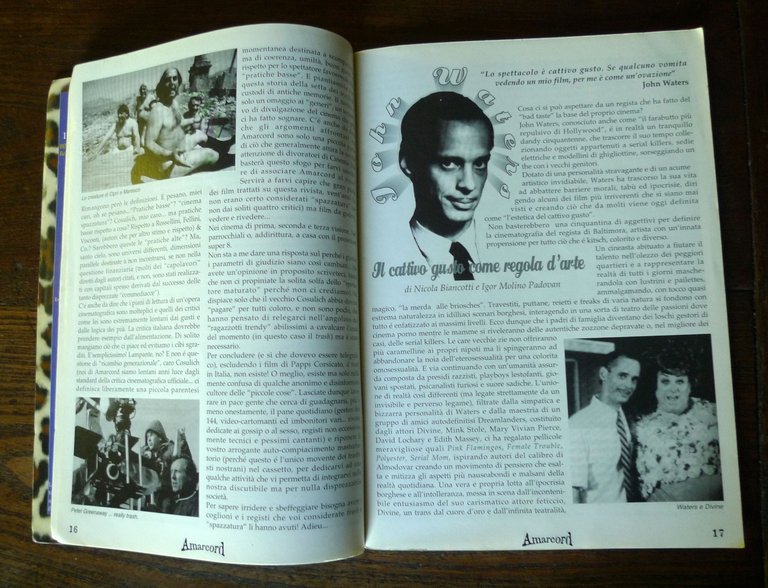 Rivista AMARCORD n.5 1996.IL LATO OSCURO DEL CINEMA[John Waters,Umberto Lenzi | Immagine Gallery 6