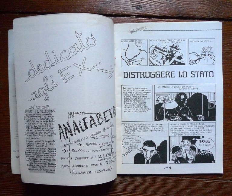 Rivista ANALFABETA UNIVERSITÀ E ALTRO n.2 1988 Bologna[contestazione,Formenti | Immagine Gallery 5