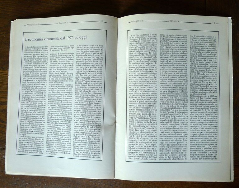 Rivista ANTAGONISMI n.3 1987.Quadrimestrale di economia e università