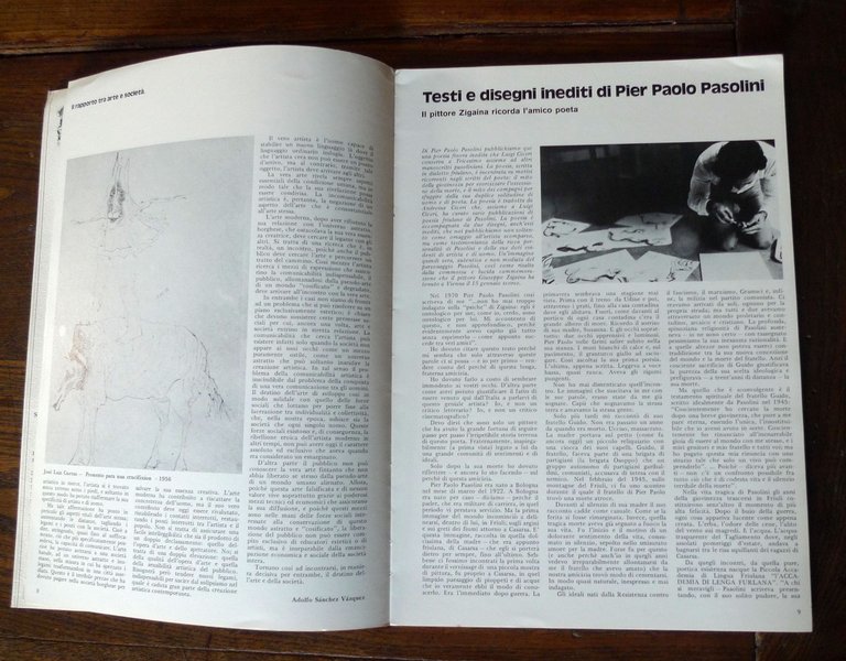 Rivista ARTECONTRO n.4 1976[arte,disegni inediti Pasolini,design nazista