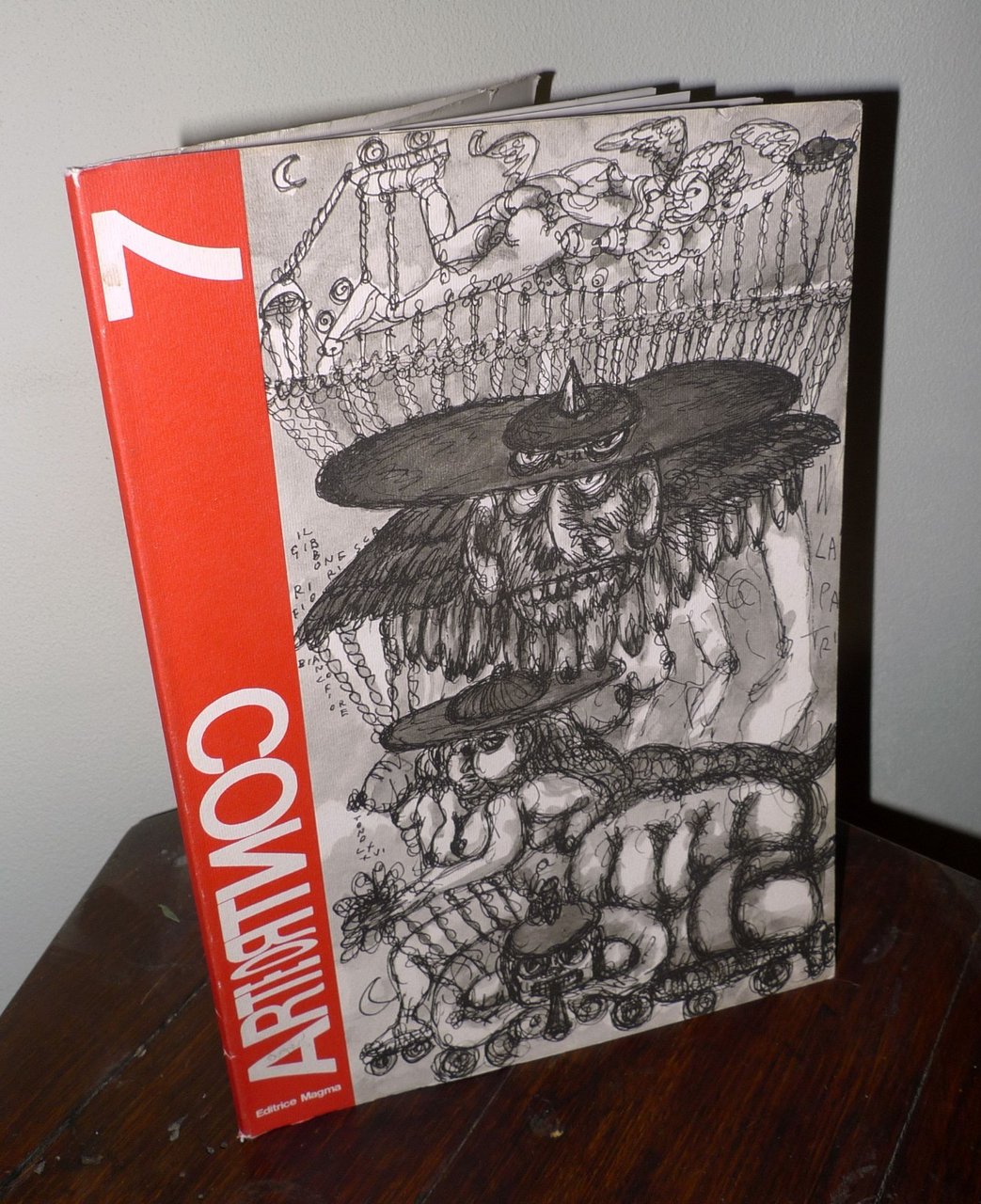 Rivista ARTECONTRO n.7 1977[arte,Manzù,Gloria Argelés,fotografi sovietici