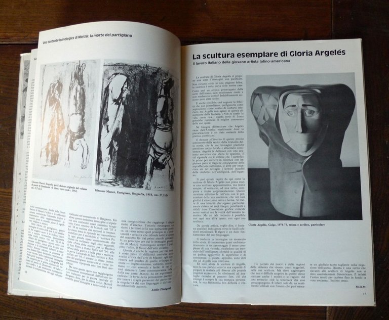 Rivista ARTECONTRO n.7 1977[arte,Manzù,Gloria Argelés,fotografi sovietici