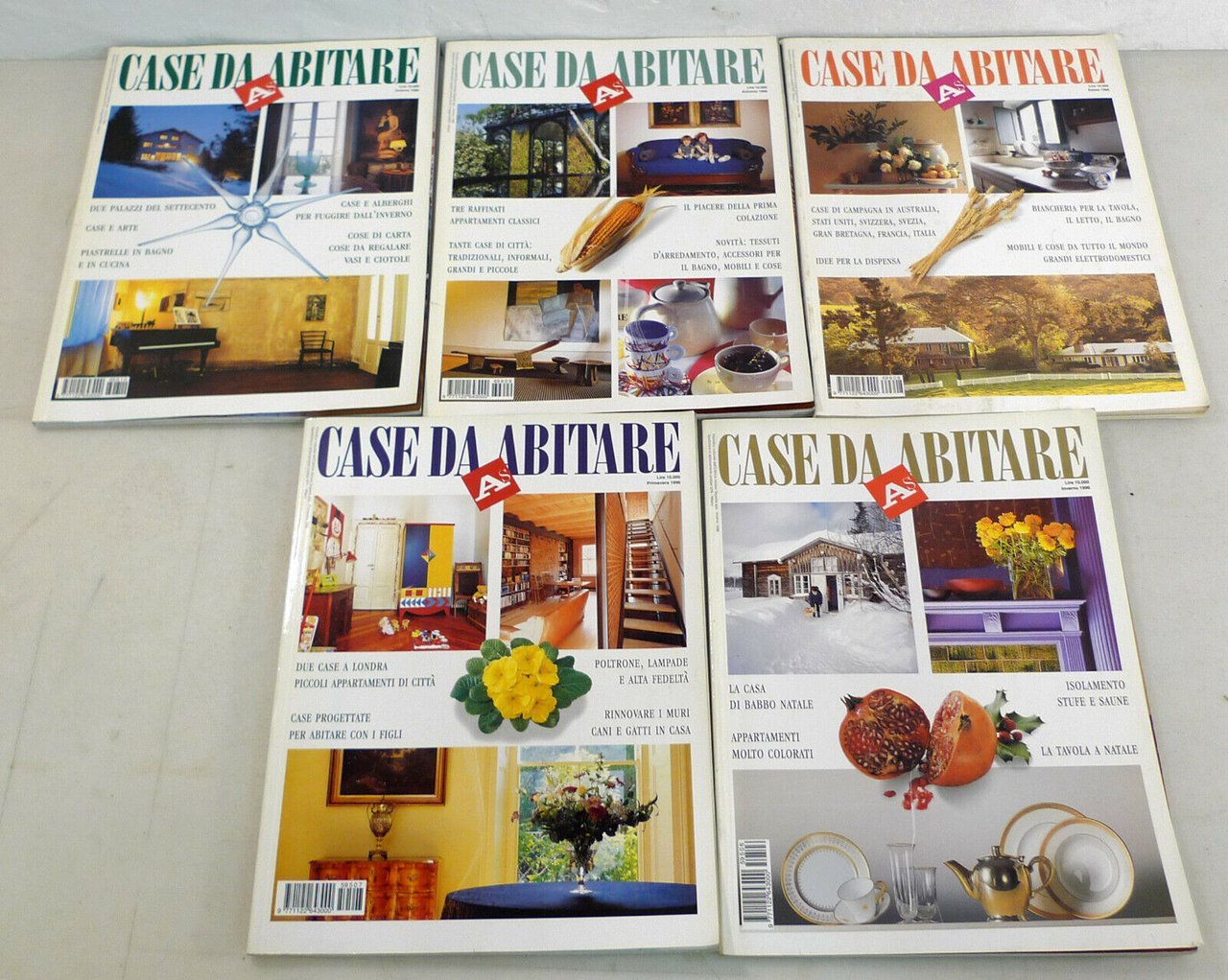 Rivista CASE DA ABITARE.Annata 1996[architettura,design,interni,progetti