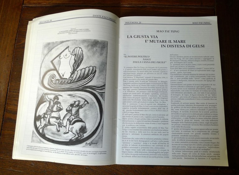 Rivista DEA CAGNA Anno I n.2 1989 Poesia Cultura Arte[Sante …