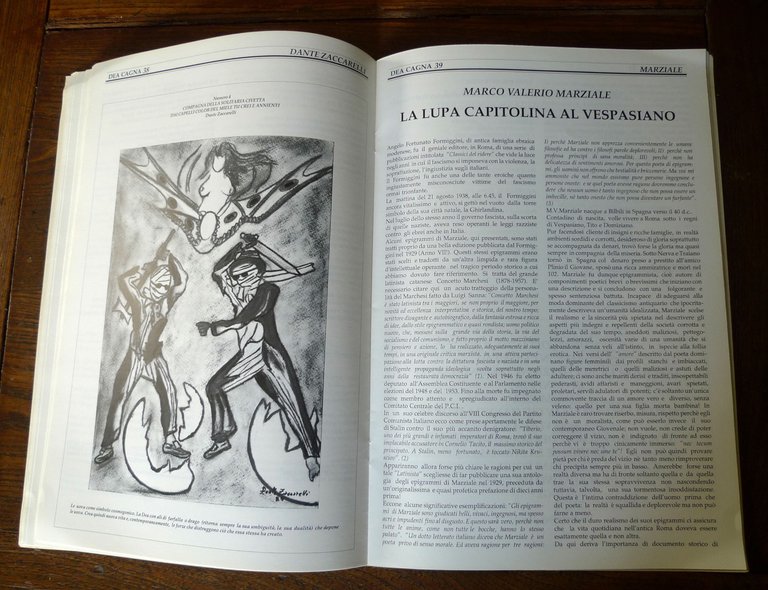 Rivista DEA CAGNA Anno I n.2 1989 Poesia Cultura Arte[Sante …