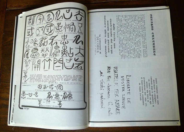 Rivista DECODER VOL.2 1988[punk,cyberpunk,underground,centri sociali,fanzine | Immagine Gallery 5