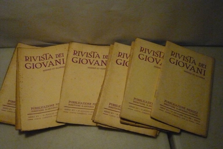 RIVISTA DEI GIOVANI.Per la cultura e la vita cristiana,1934. Annata …
