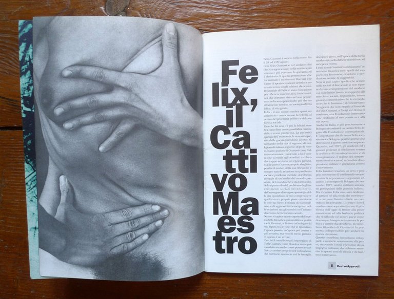 Rivista DERIVE APPRODI n.1 1993[Agamben,Balestrini,Bifo,Deleuze,Guattari,Negri | Immagine Gallery 4