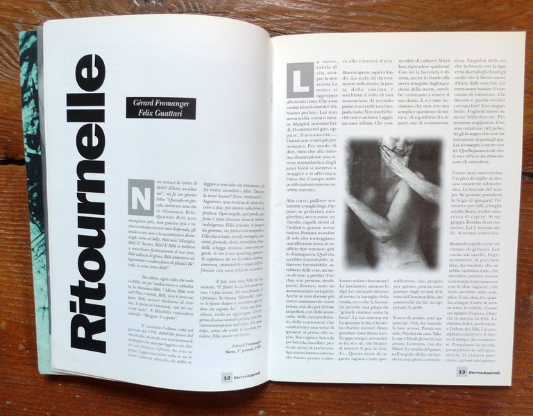 Rivista DERIVE APPRODI n.1 1993[Agamben,Balestrini,Bifo,Deleuze,Guattari,Negri | Immagine Gallery 5