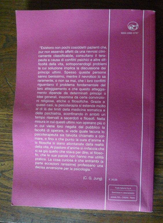 RIVISTA DI PSICOLOGIA ANALITICA 24 2007.UN SENSO DI PSICHE.FILOSOFIA PER … | Immagine Gallery 2