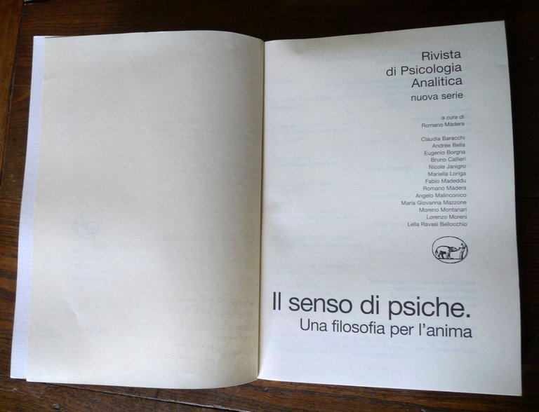 RIVISTA DI PSICOLOGIA ANALITICA 24 2007.UN SENSO DI PSICHE.FILOSOFIA PER … | Immagine Gallery 4