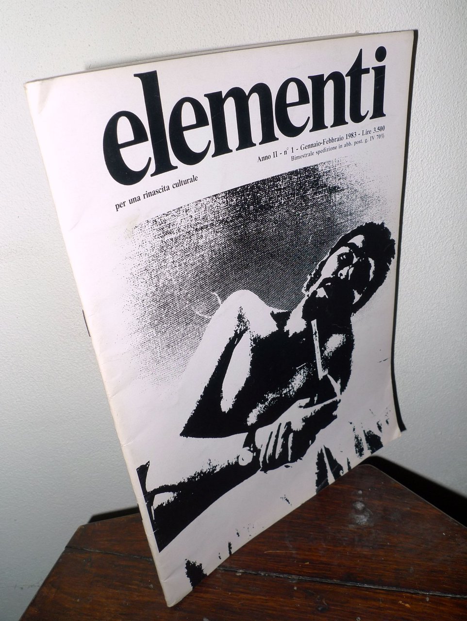 Rivista ELEMENTI.Per una rinascita culturale n.1 1983[Habermas,Debray | Immagine principale