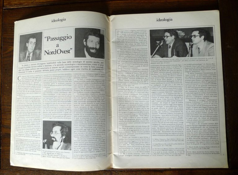 Rivista ELEMENTI.Per una rinascita culturale n.1 1983[Habermas,Debray | Immagine Gallery 4